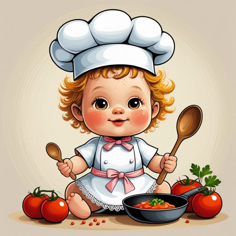 91+ Baby Chef Photoshoot Captions For Instagram
