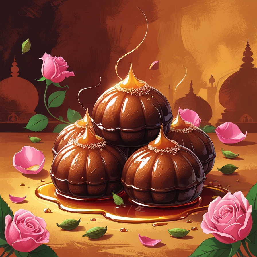 Funny Gulab Jamun Captions For Instagram