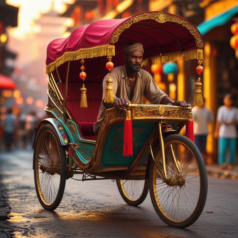 110+ Rickshaw Captions For Instagram To Ride in Style