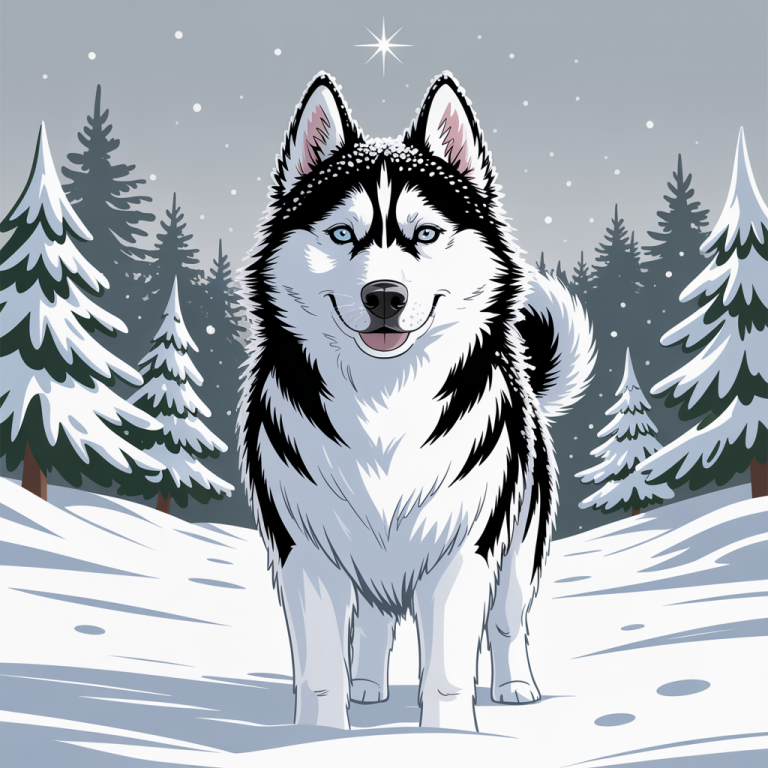 Snow Dog Captions For Instagram
