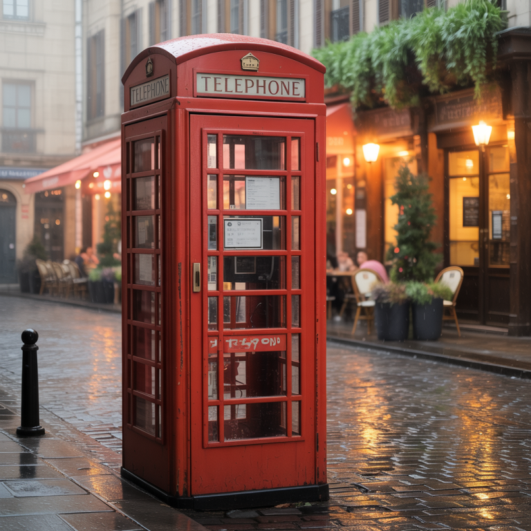Telephone Booth Captions For Instagram